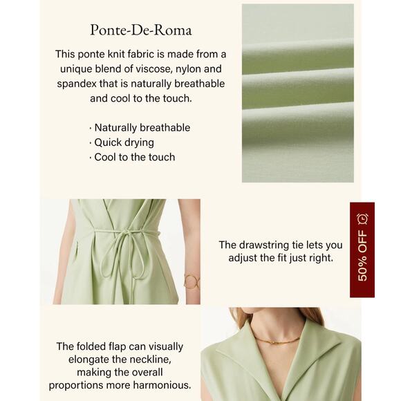 OGL Ponte-De-Roma Surplice Sleeveless Top – Size Large – Taro Purple NWT - Picture 8 of 9